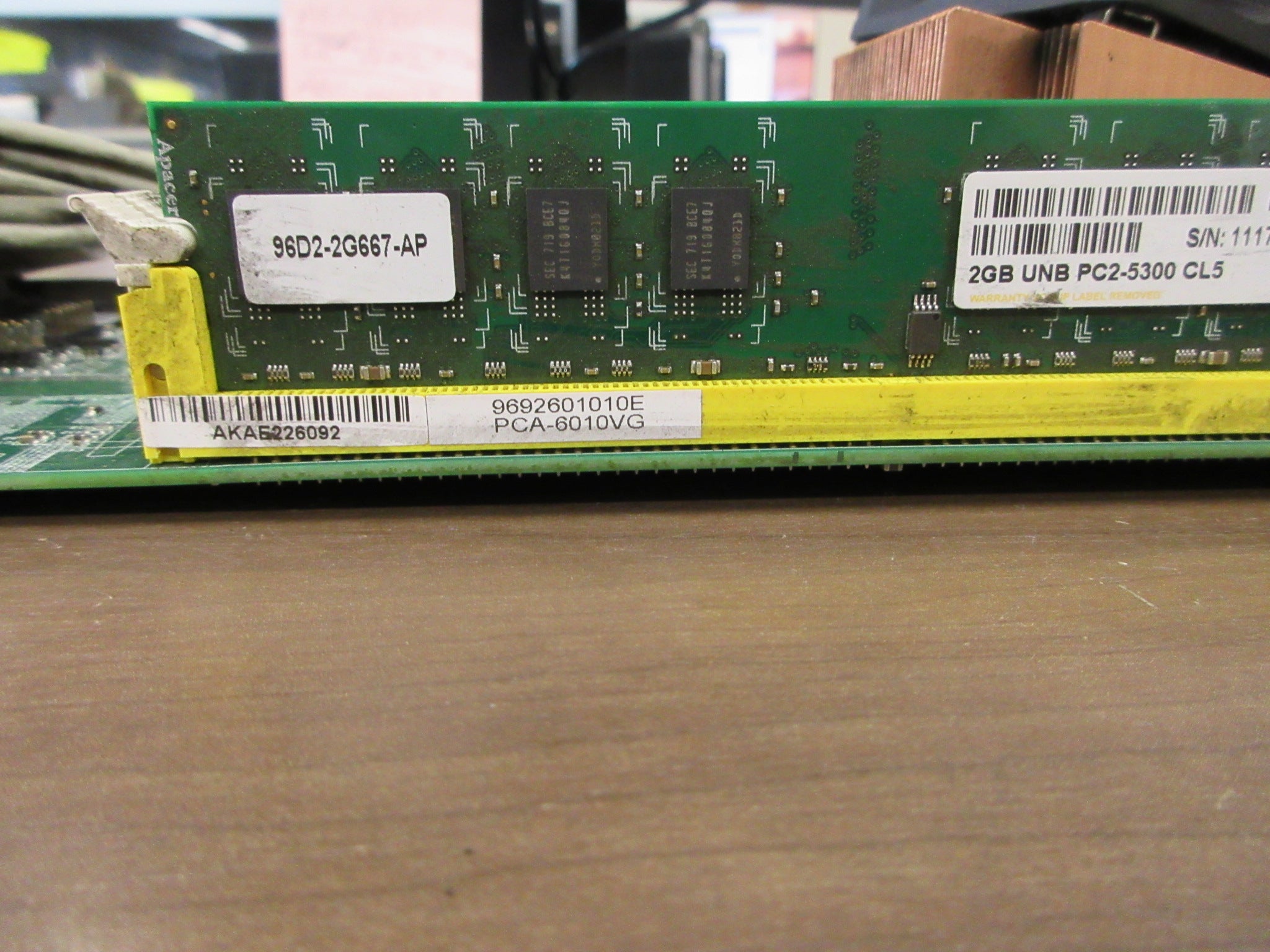 Avantech Industrial Single Board Computer PCA-6010 Rev . A1 Used