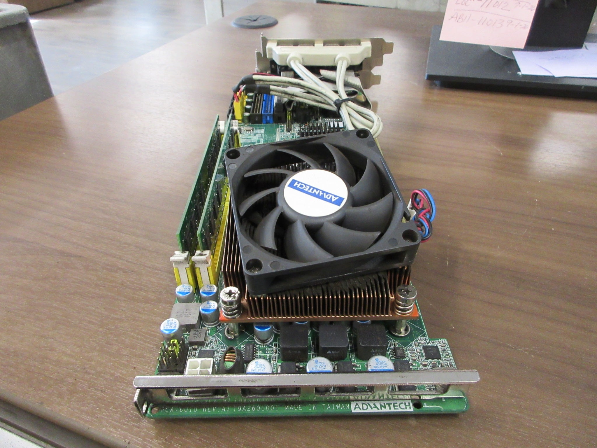Avantech Industrial Single Board Computer PCA-6010 Rev . A1 Used