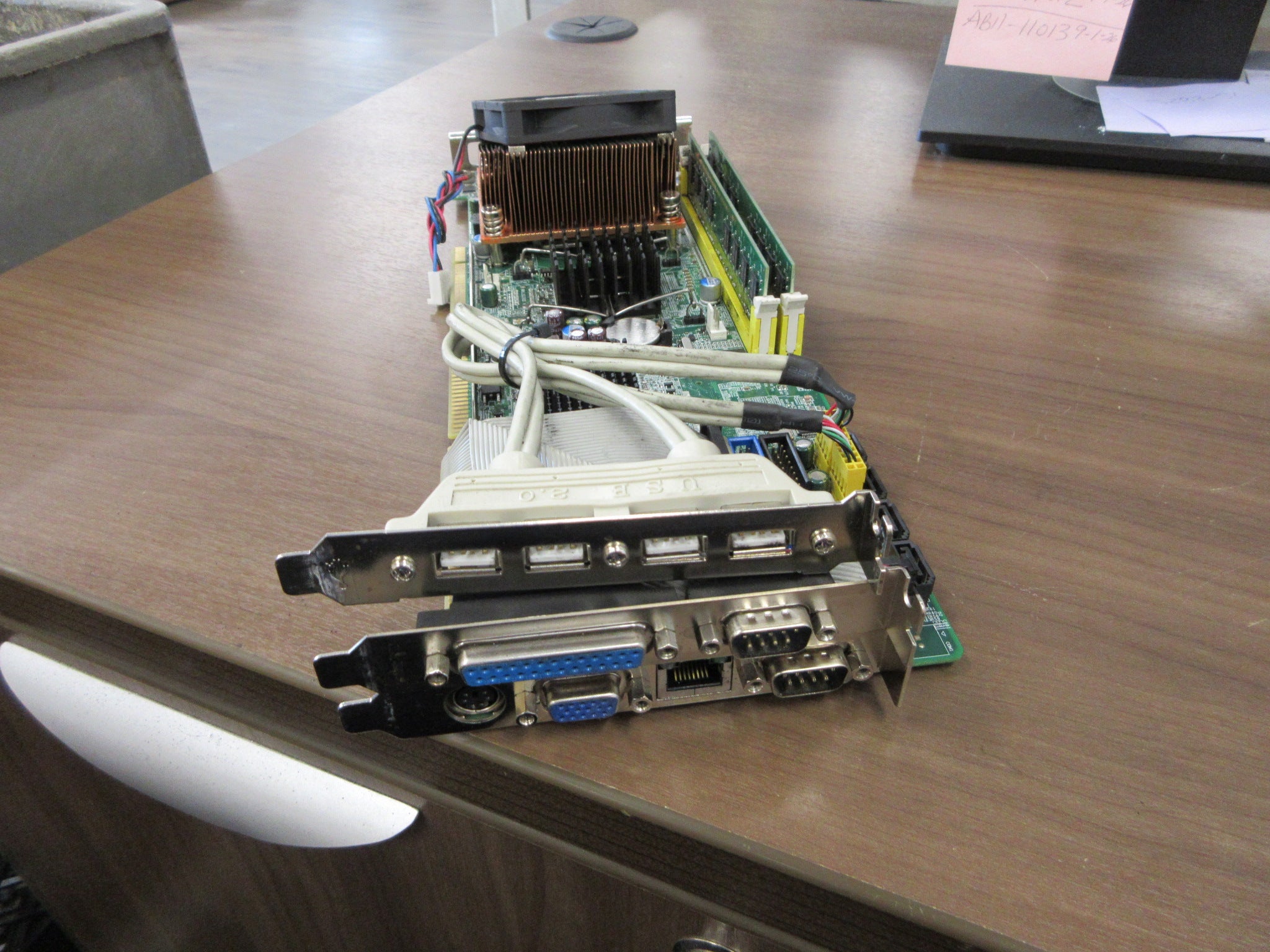Avantech Industrial Single Board Computer PCA-6010 Rev . A1 Used