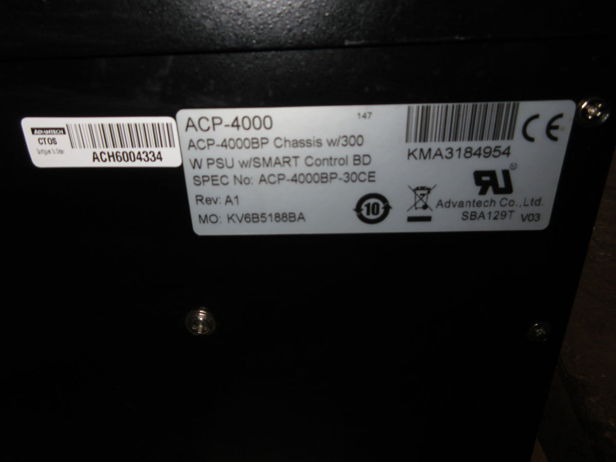 Advantech 4U Rackmount Chassis W/PSU AdvantechRev. A1 300W PSU Used
