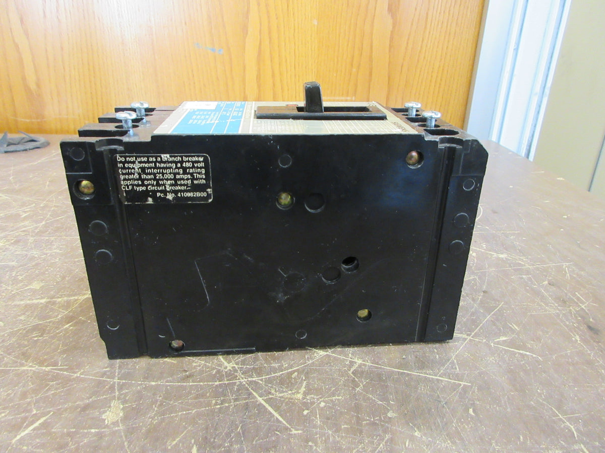 Siemens Sentron Circuit Breaker ED63B100 100A 600V 3P W/ Mounting Screws Used