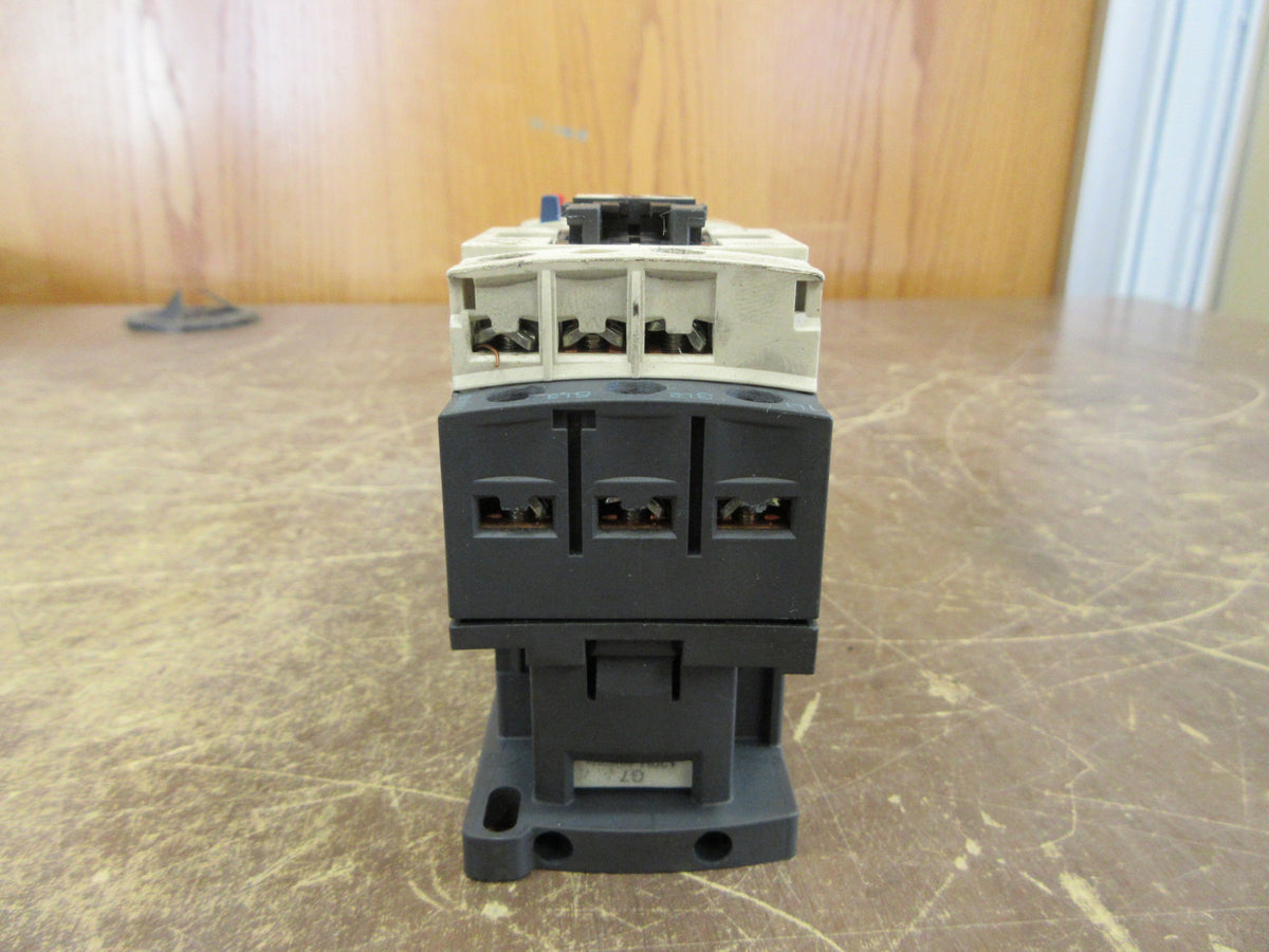 Schneider Electric Starter LC1 D12/ LRD 22 120V Coil Trip: 16-24A Used
