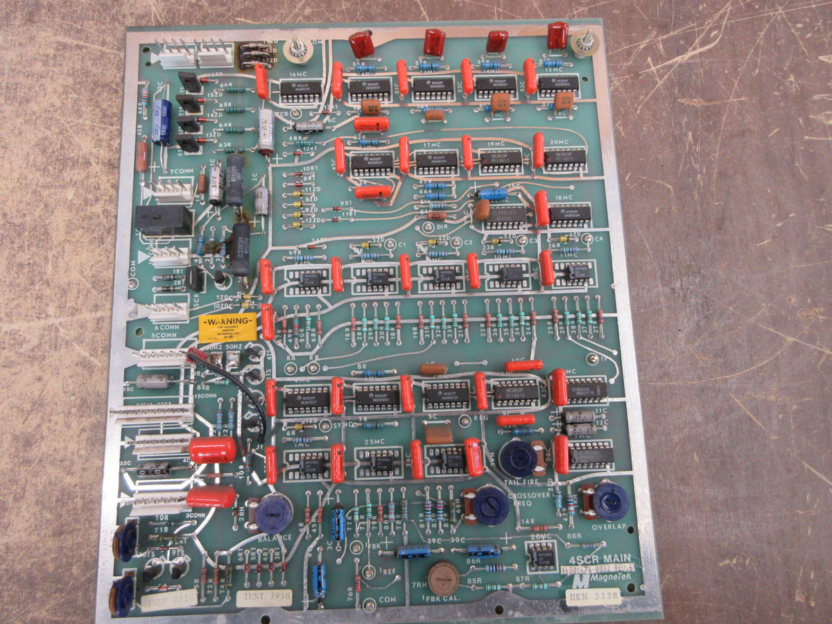 Magnetek 4SCR Main Board 46S01674-0032 Rev. 6 Used