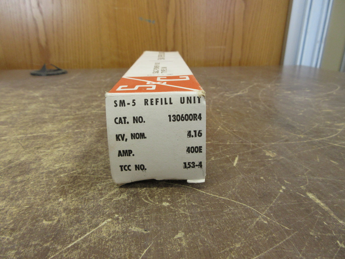 S&C SM-5 Refill Unit 130600R4 400E 4.16kV New Surplus