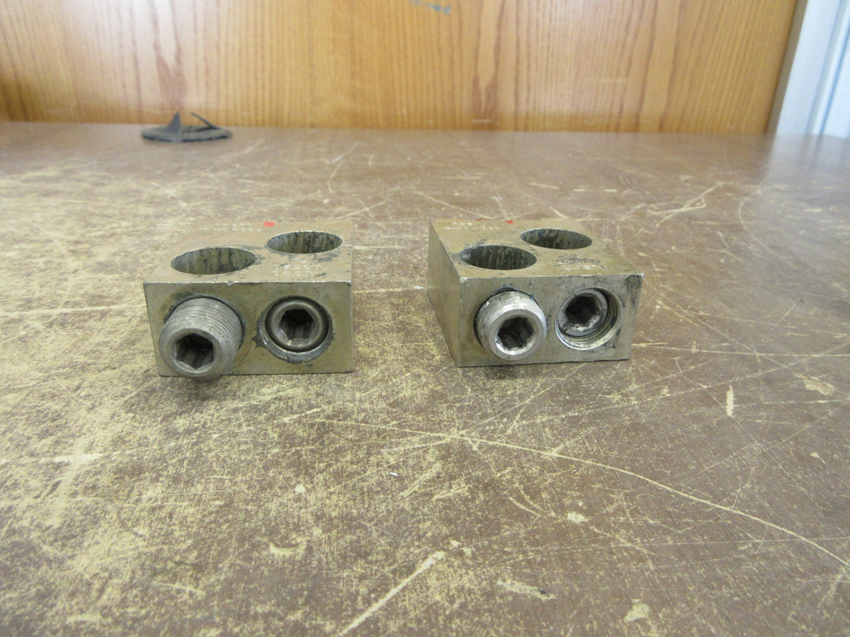Ilsco Mechanical Lug D3520 500MCM-4 * Lot of 2 * Used