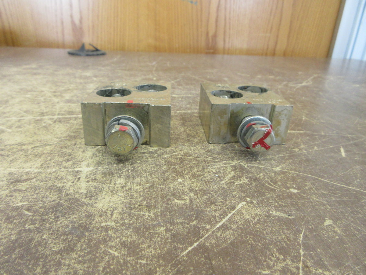 Ilsco Mechanical Lug D3520 500MCM-4 * Lot of 2 * Used