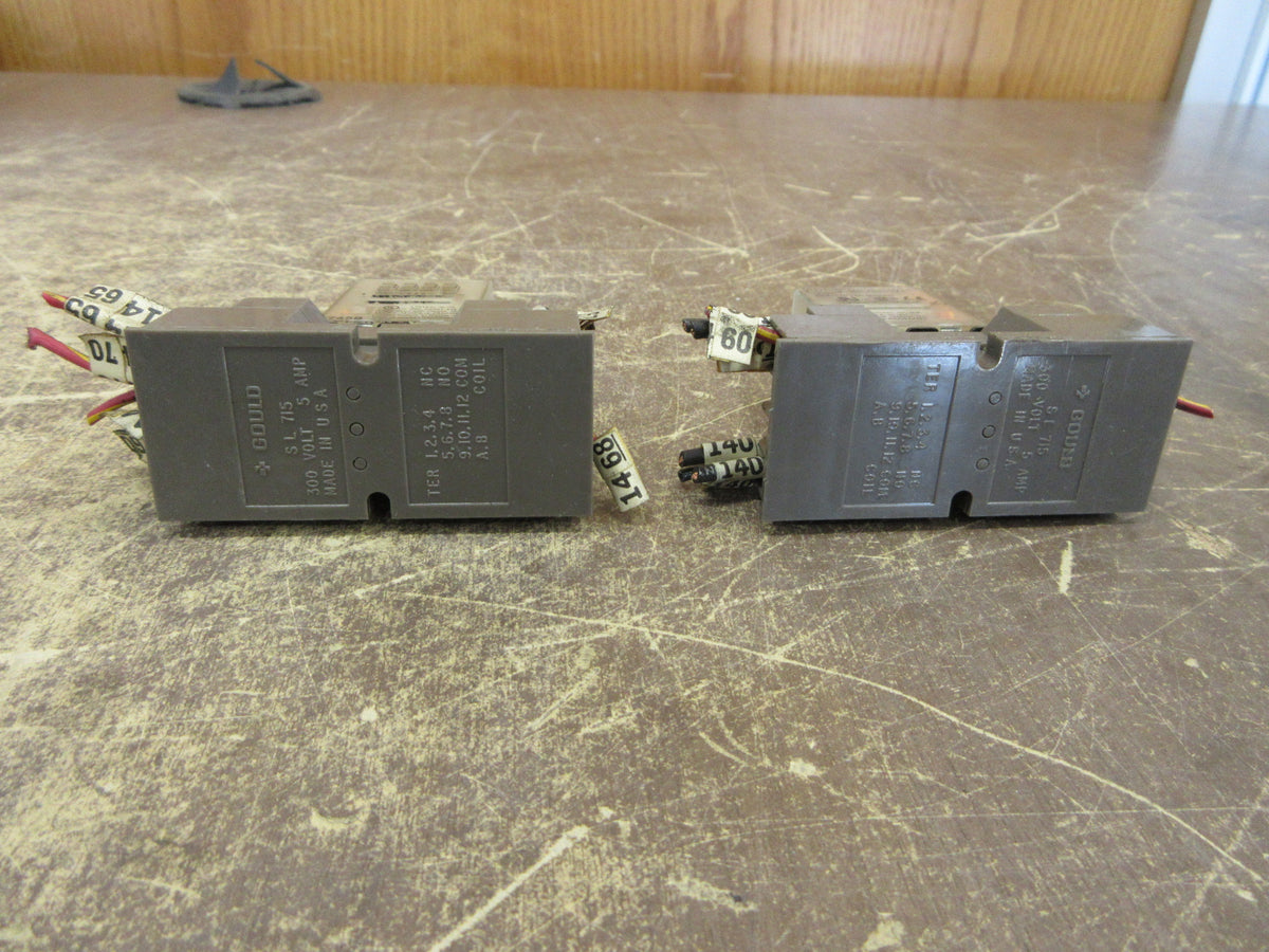 Dayton Relay IEHP5 120V Coil W/ Base * Lot of 2 *Used