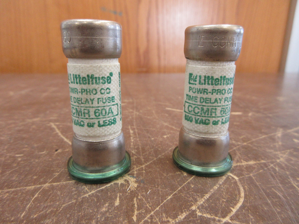 Little Fuse Power-Pro CC Fuse CCMR - 60A 600A 60A * Lot of 2 * Used