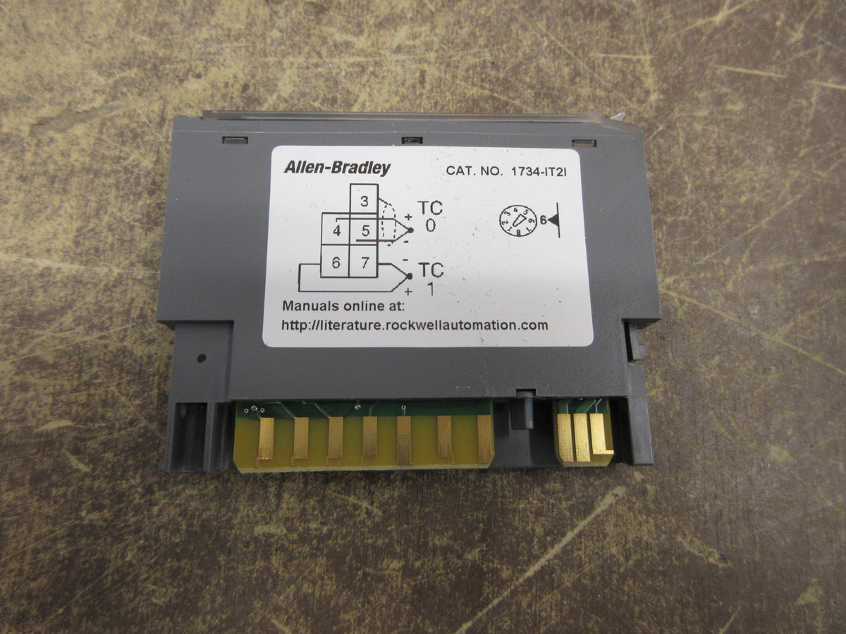 Allen-Bradley Thermo Couple Input Module 1734-IT2I Ser. C Rev. A01 Used
