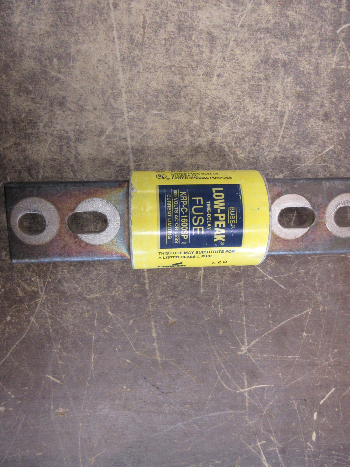 Bussmann Buss Low- Peak Fuse KRP-C-1600SP 1600A 600V Used