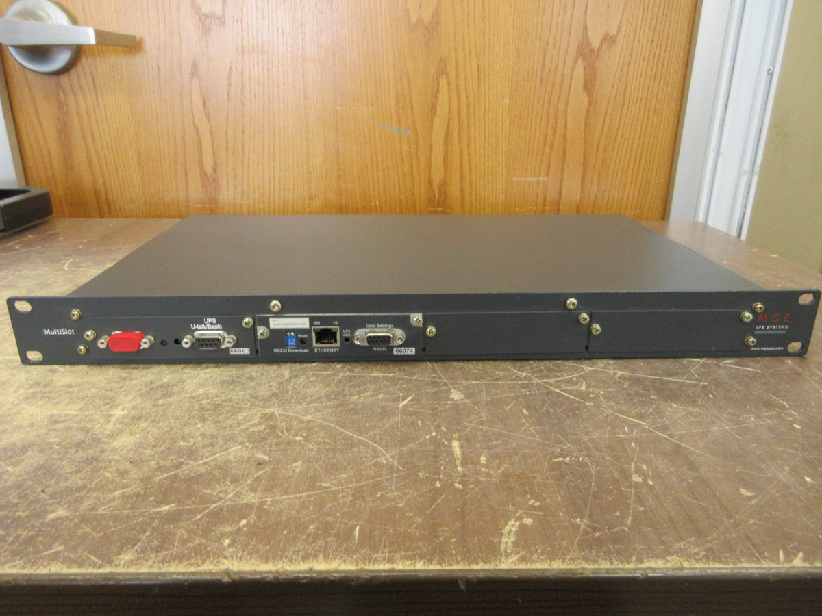 MGE Multislot UPS Management Control Device Extension 5102938400 120/230V Used