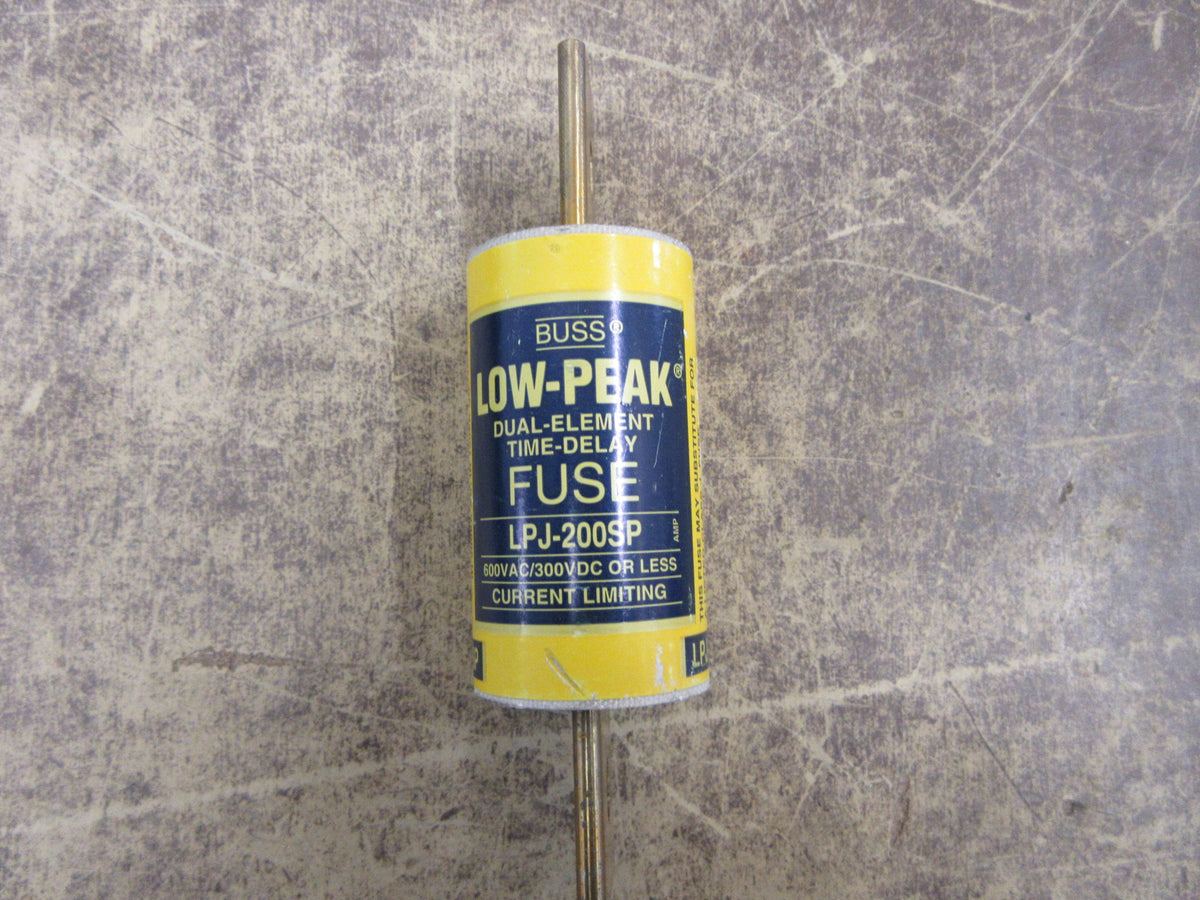 Bussmann Buss Low-Peak Fuse LPJ-200SP 200A 600V Used