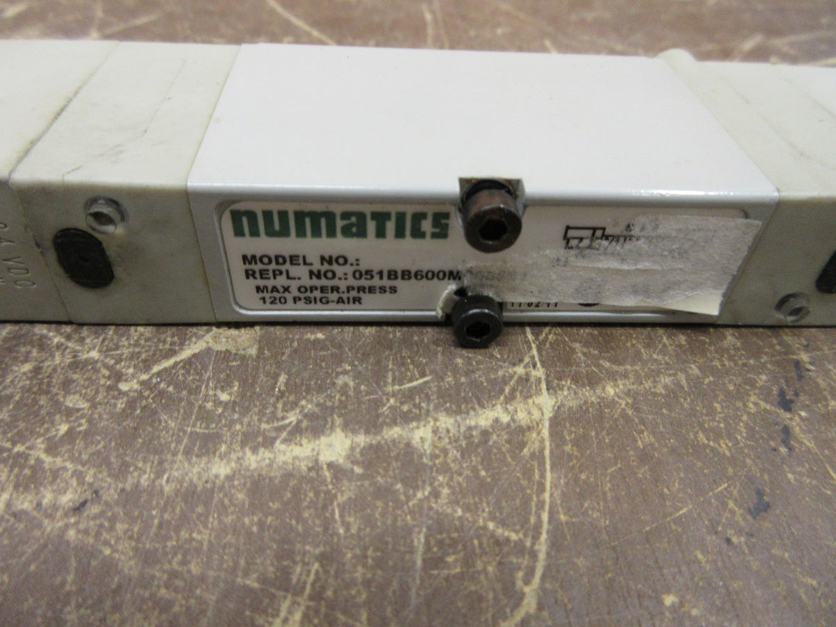 Allen-Bradley Directional Control Valve 051BB600M000061 120 PSIG Air Used