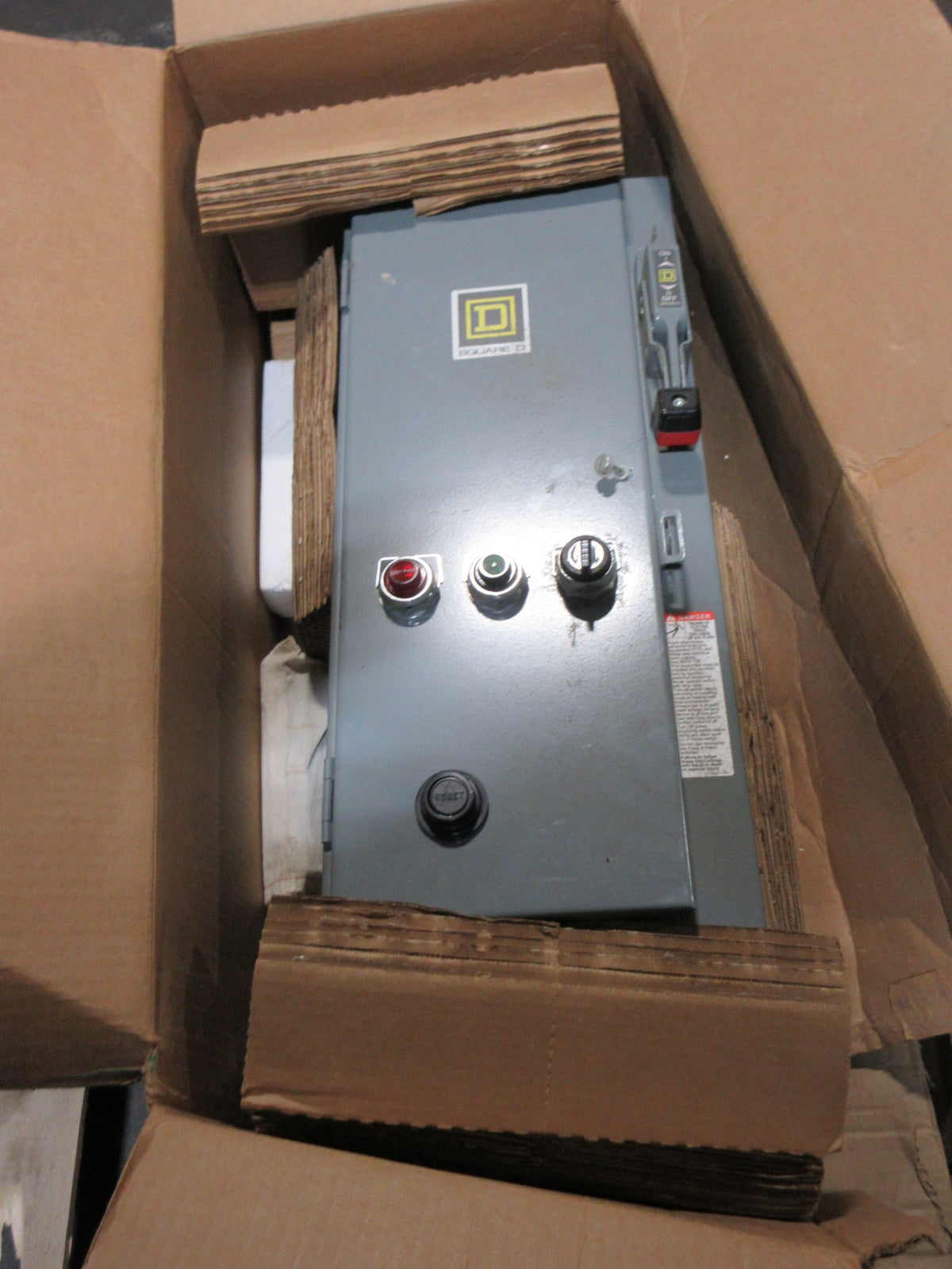 Square D Size 1 Fuse Combination 8538SCG62V02CP51P52X11 Ser. K New Surplus