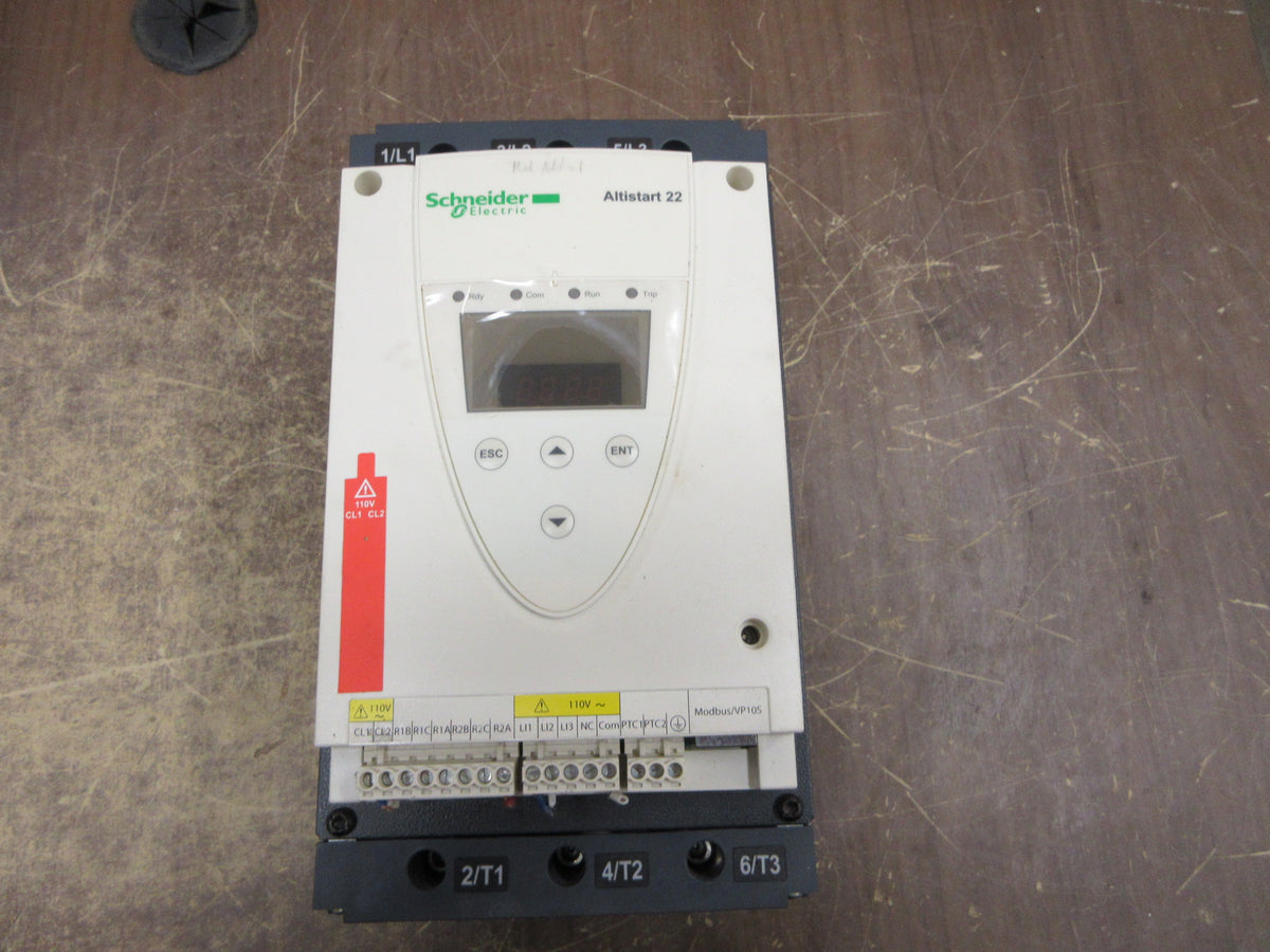 Schneider Electric Altistart 22 Soft Start ATS22D88S6U 75HP 208-600V 3Ph Used