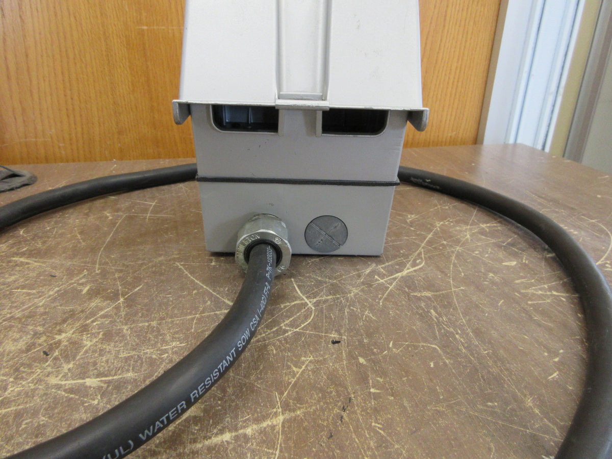 Red Dot CODE Keeper Quad Receptacle 2IH5-2 120V 20A Receptacles 15A Plug Used