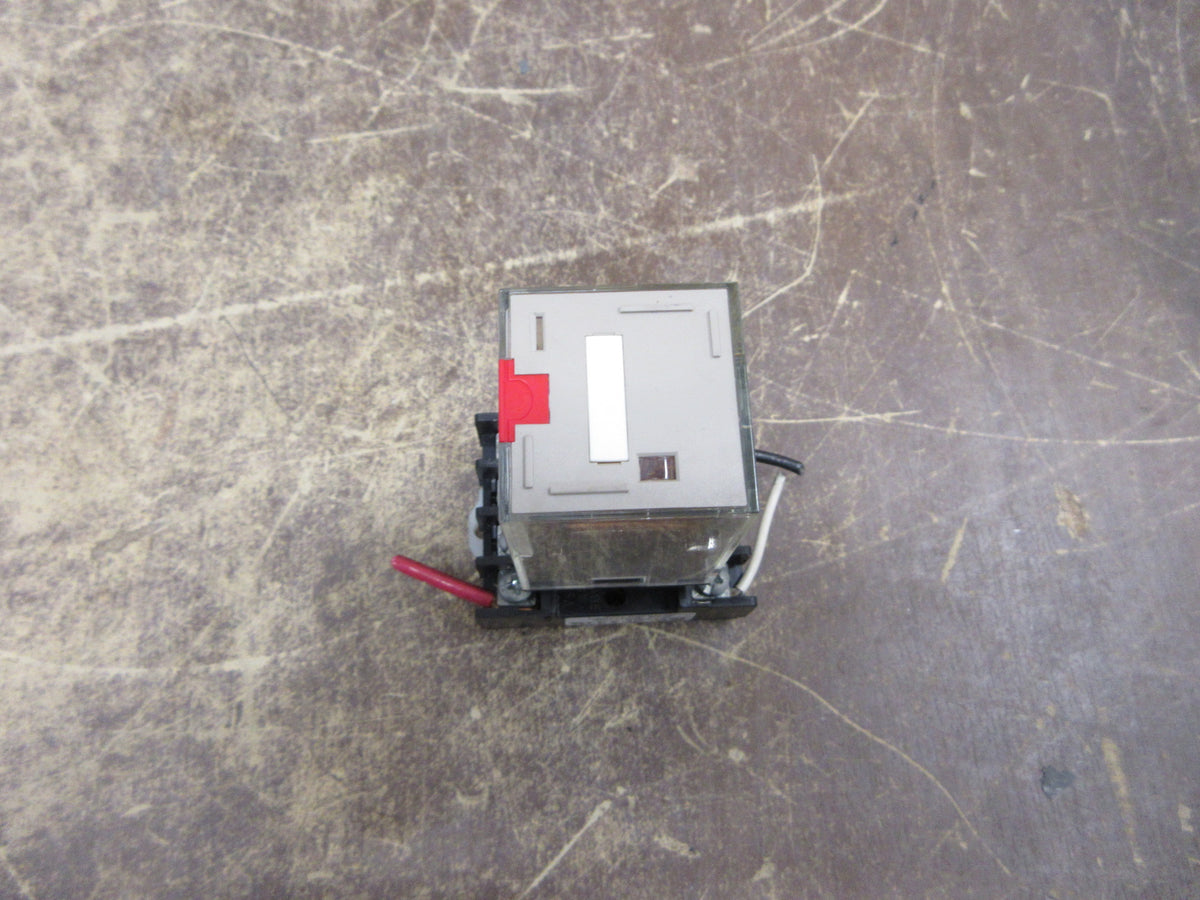 Omron Relay MKS2PI 120V Coil W/Base Used