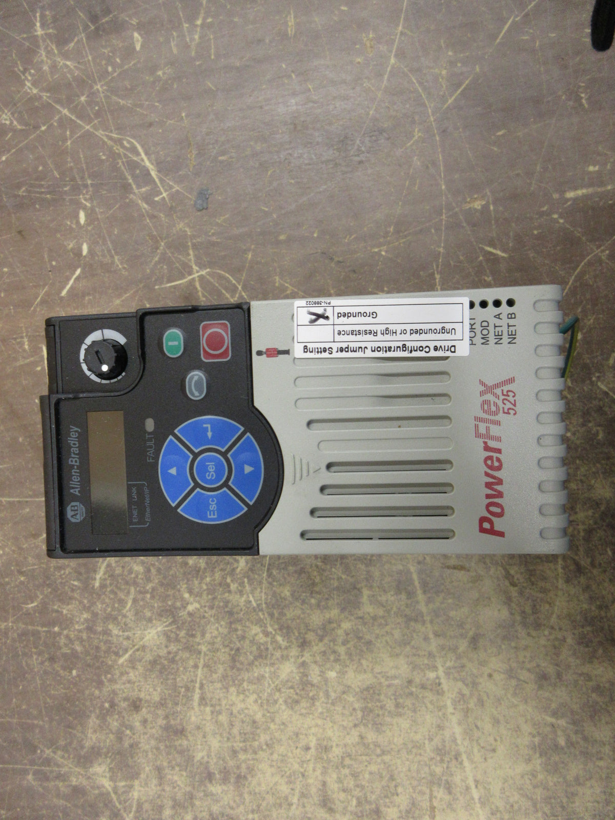 Allen-Bradley Power Flex 525 AC Drive 25B-D6P0N104 Ser. A 3HP 3Hp Used