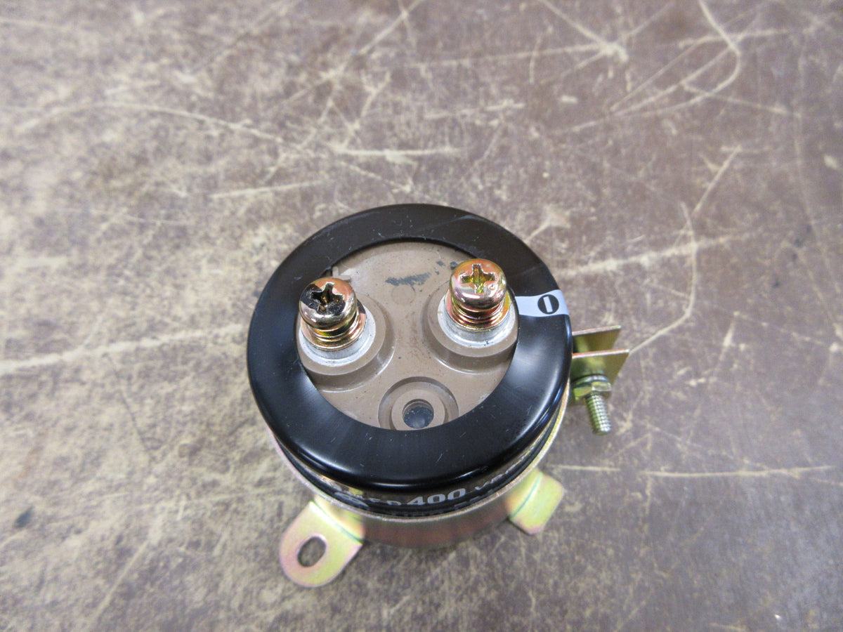 Hitachi Capacitor HCG FSA 300 MFD 400VDC W/Mount Used