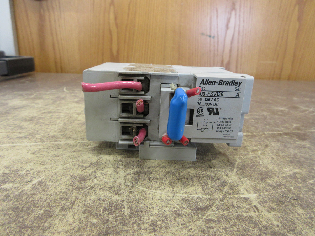 Alllen-Bradley Contactor 100-C37*00 Ser. C 120V Coil 60A 600V Used