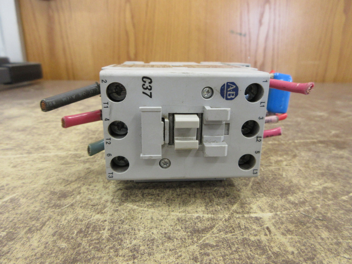 Alllen-Bradley Contactor 100-C37*00 Ser. C 120V Coil 60A 600V Used