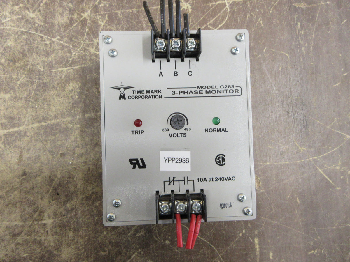 Time Mark 3-Phase Power Monitor C263 Used