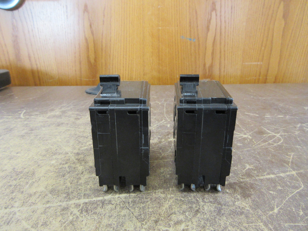 Square D Clip-On Circuit Breaker QO220 20A 120/240V 2P *Lot of 2* Used