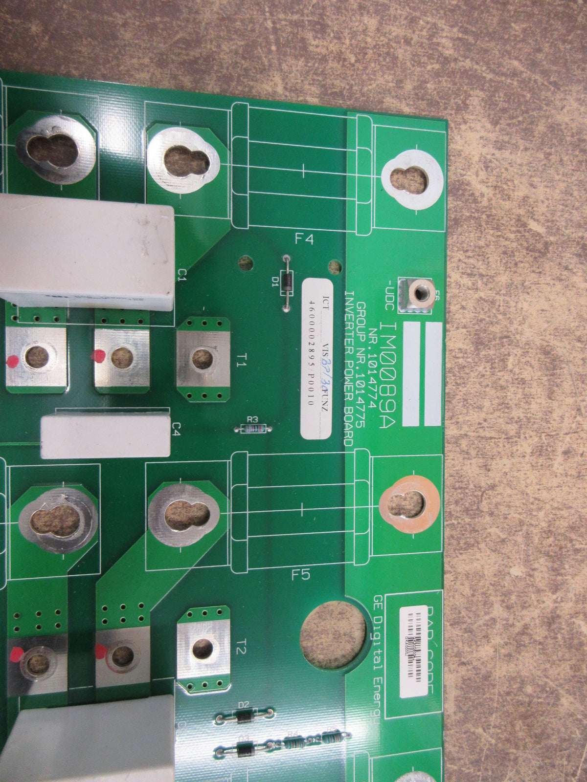 GE Digital Energy Inverter Power Board 1014774 Used
