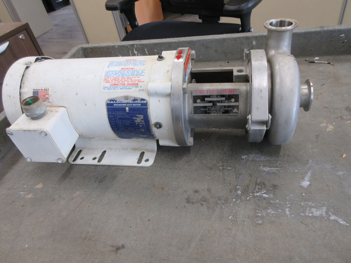 Topline Top-flo Stainless Steel Pump 564S0561515 Model # : (114-MD-56C Used