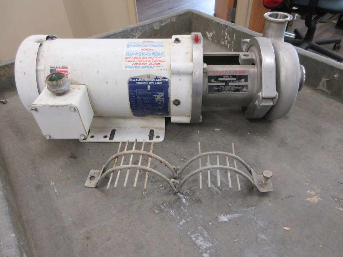 Topline Top-flo Stainless Steel Pump 564S0561515 Model # : (114-MD-56C Used