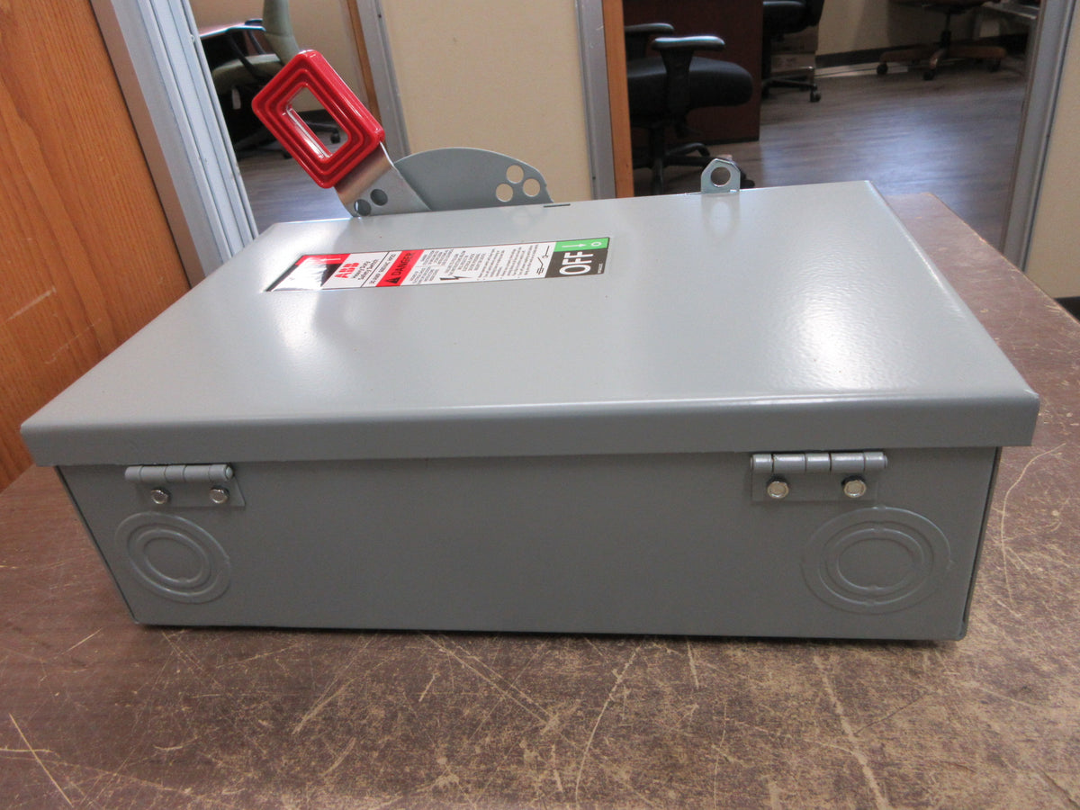 ABB Fusible Safety Switch/ Disconnect TH3361 30A 600V 3P 3W New Surplus