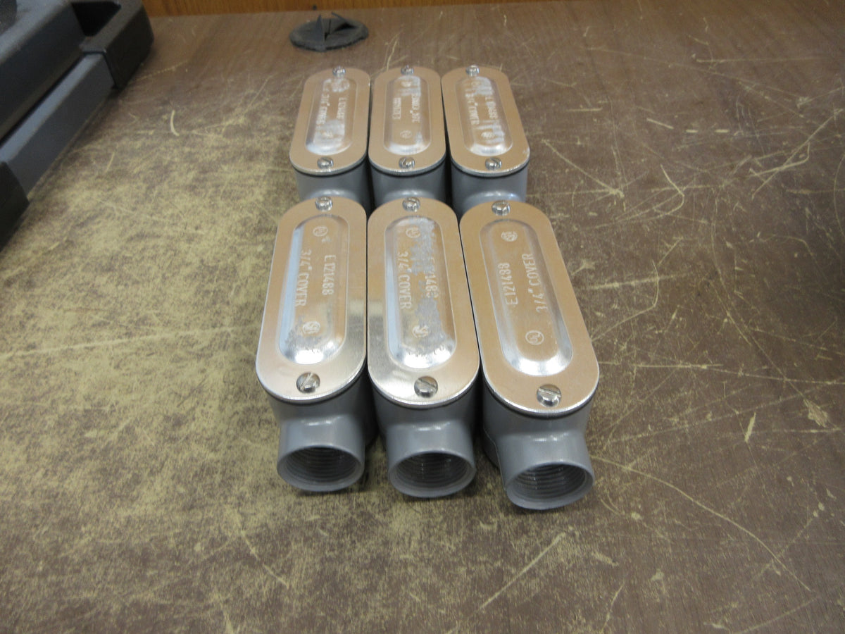 Thomas & Baths Conduit Body E121488 3/4" W/Cover * Box of 6 * New Surplus