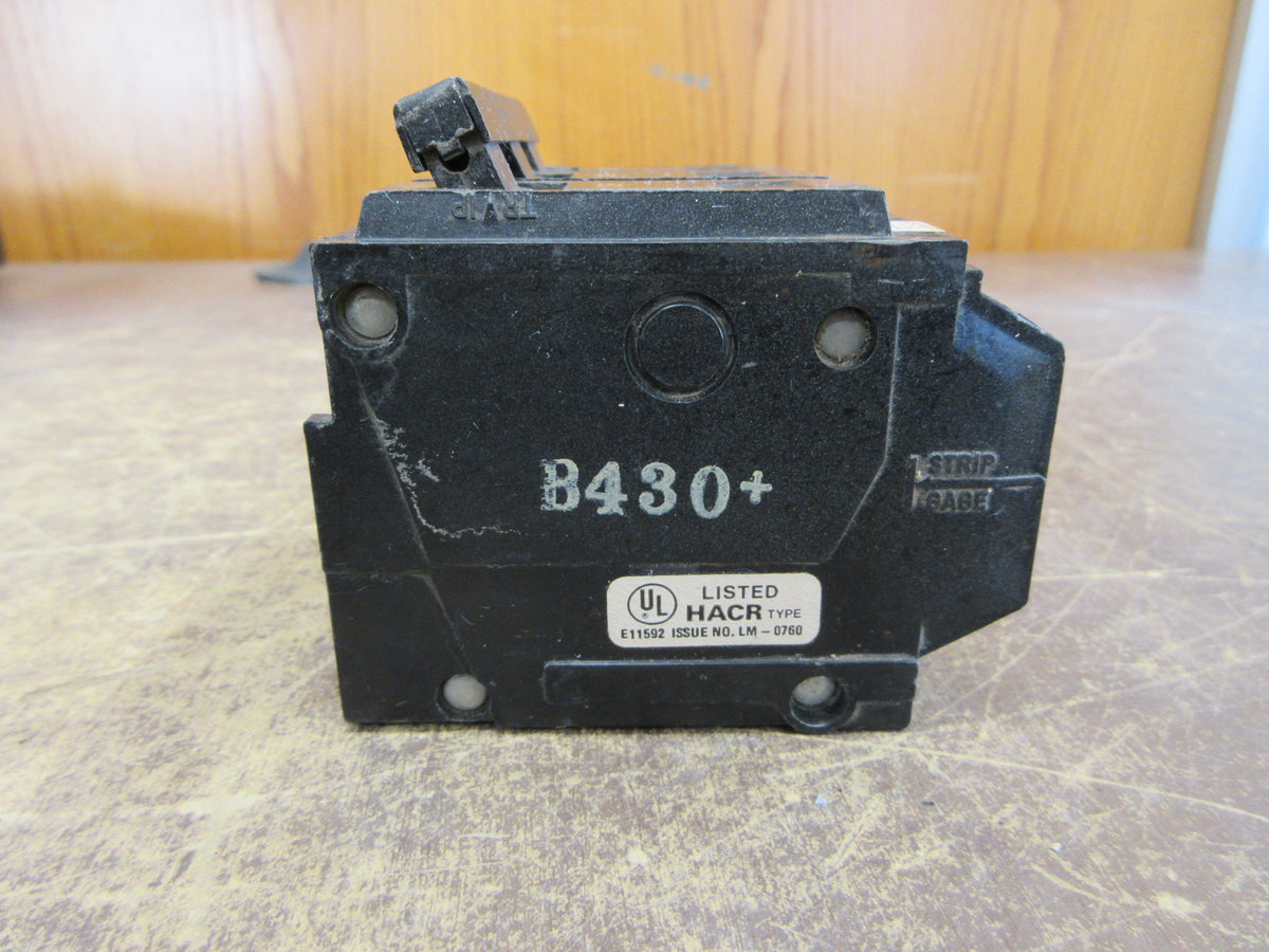 GE Clip-on Circuit Breaker THQL32060 60A 240V 3P Used