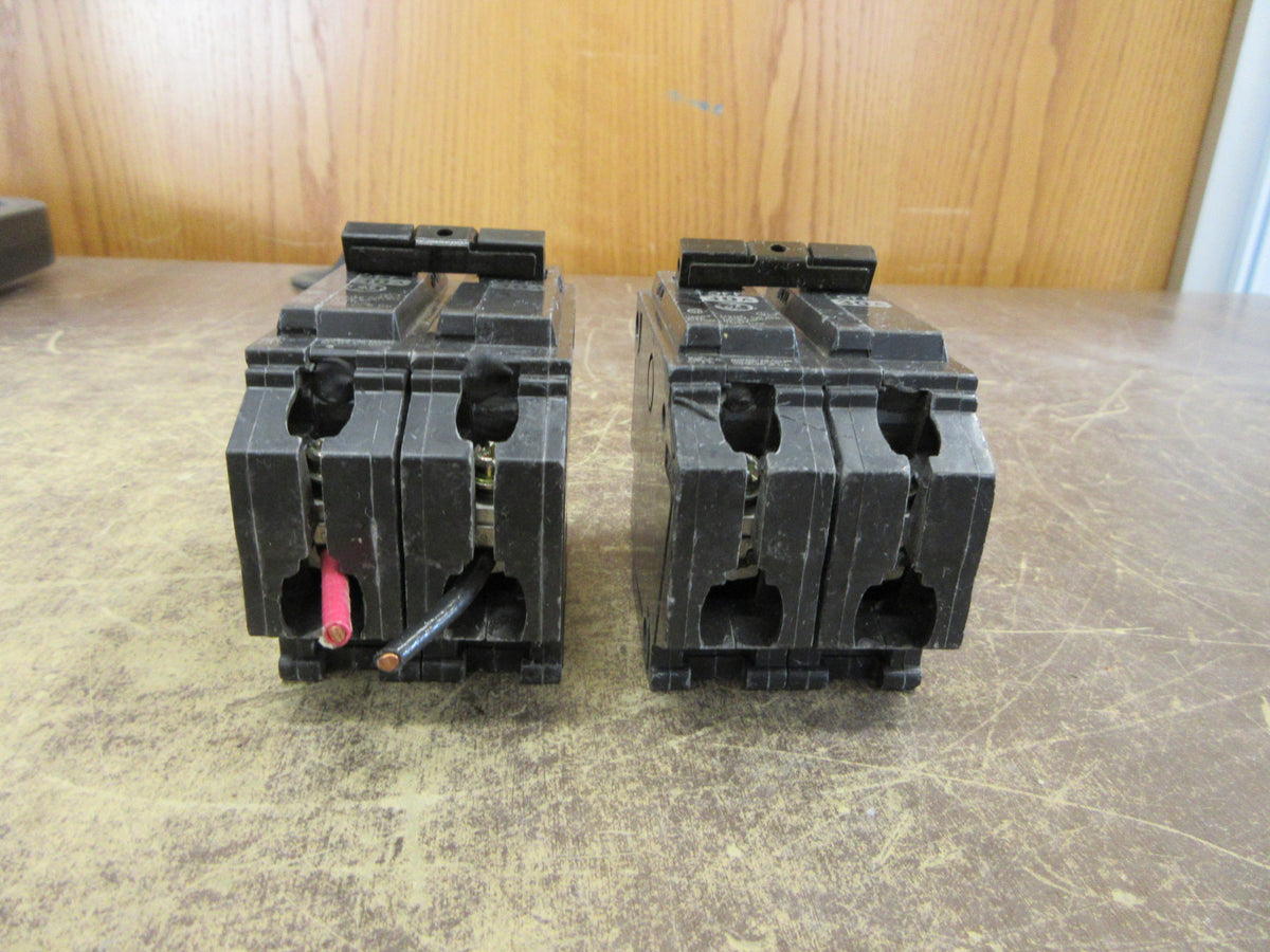 GE Clip-on Circuit Breaker THQL230 30A 120/240V 2P * Lot of 2* Used