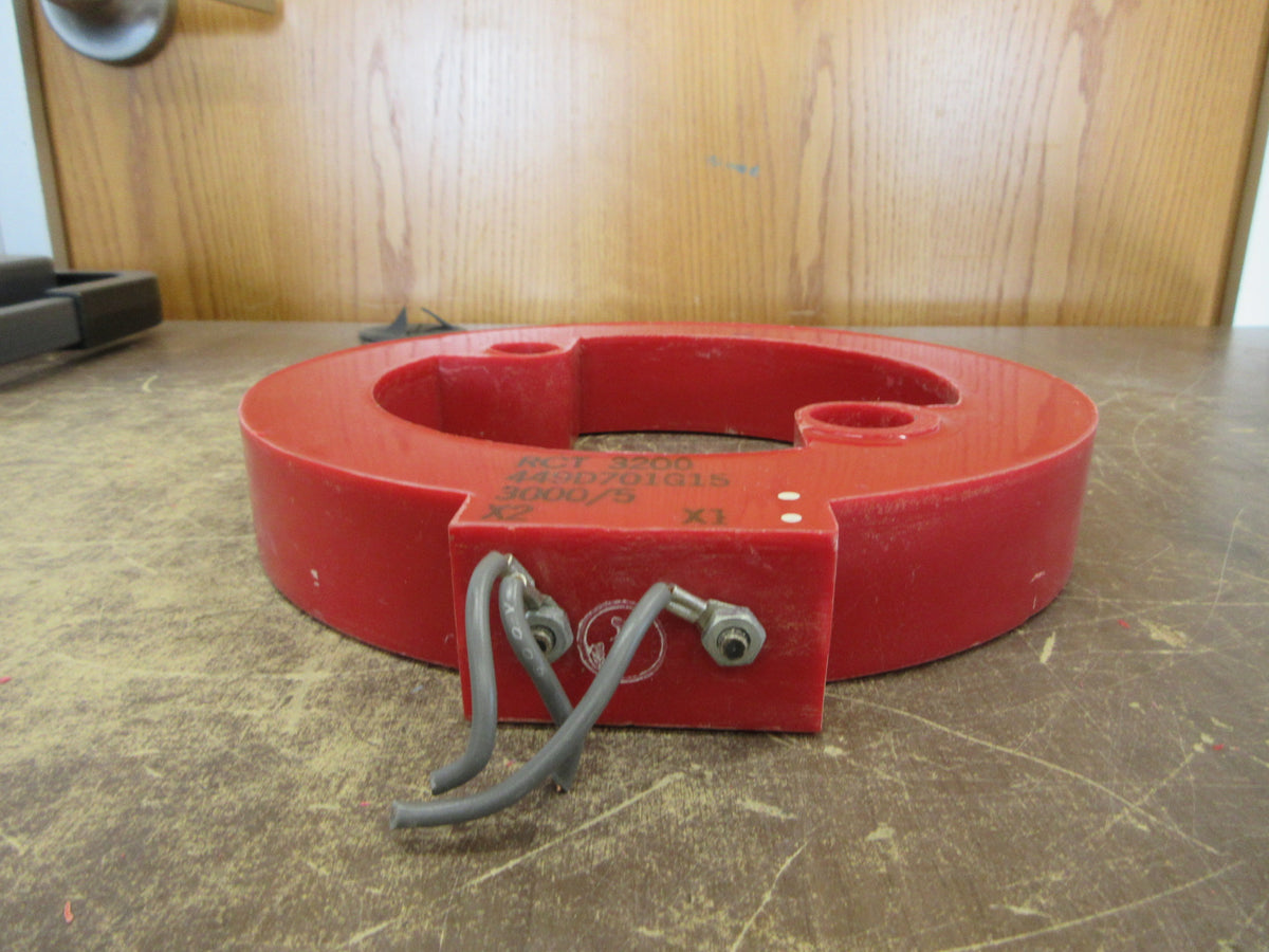 Westinghouse RCT 3200 Current Transformer 449D701G15 Ratio 3000: 5A Used