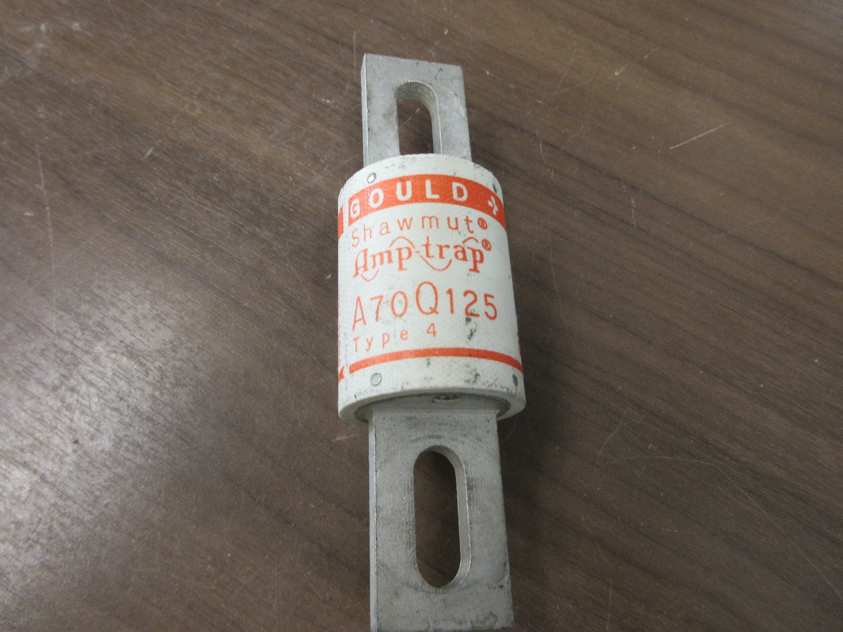 Gould Shawmut Amp-Trap Fuse A700125 125A 700V Used