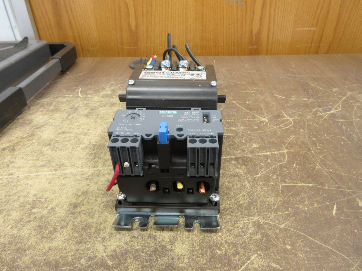Siemens Starter 14DU+32A */ 48ATD3S00 120V Coil Trip: 5.5-22A Used