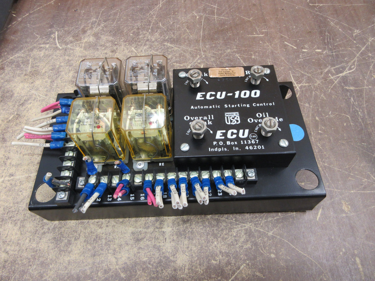 Engineering Concepts Unlimited Automatic Starting Control ECU-100 24DC Used