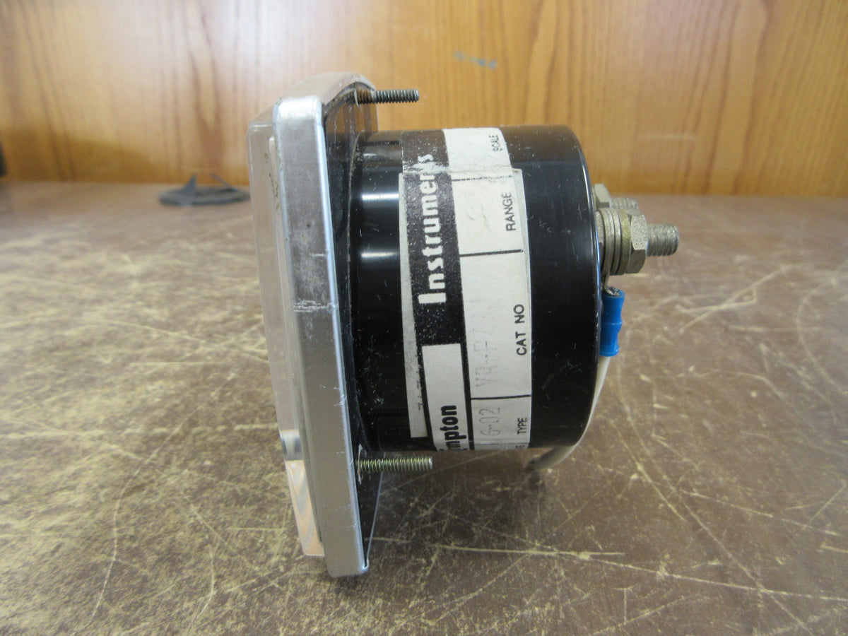Crompton AC Voltmeter 016-02 VA-PZSJ Range: 0-600V Used