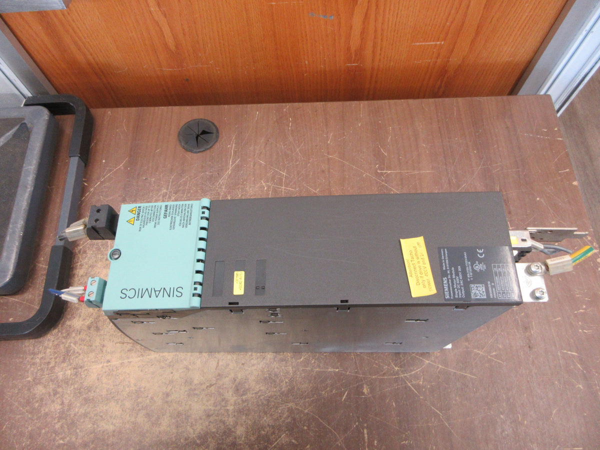 Siemens Single Motor Module 6SL3120-1TE23-0AA3 Ver.D Input: 600VDC Used