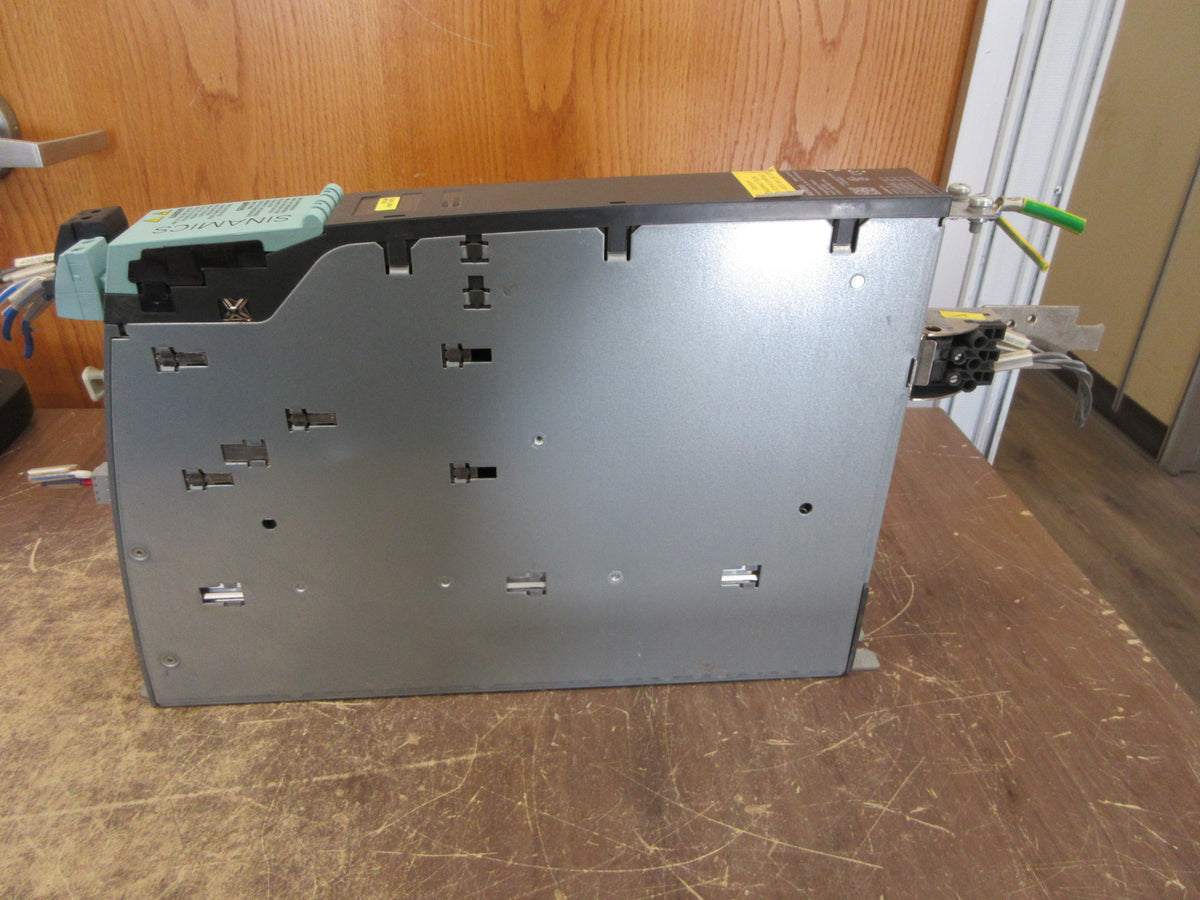 Siemens Single Motor Module 6SL3120-1TE21-8AA3 Ver. B Input: 600VDC Used