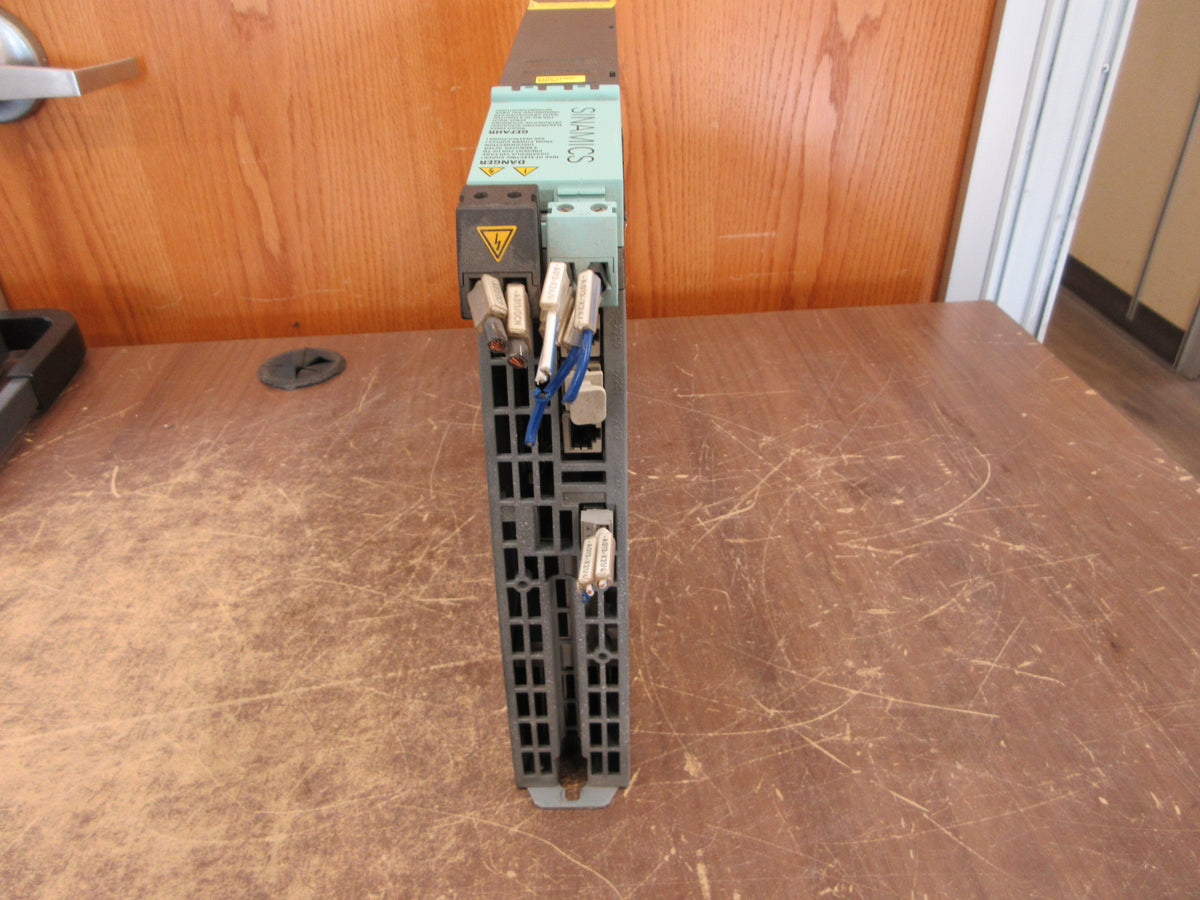 Siemens Single Motor Module 6SL3120-1TE21-8AA3 Ver. B Input: 600VDC Used