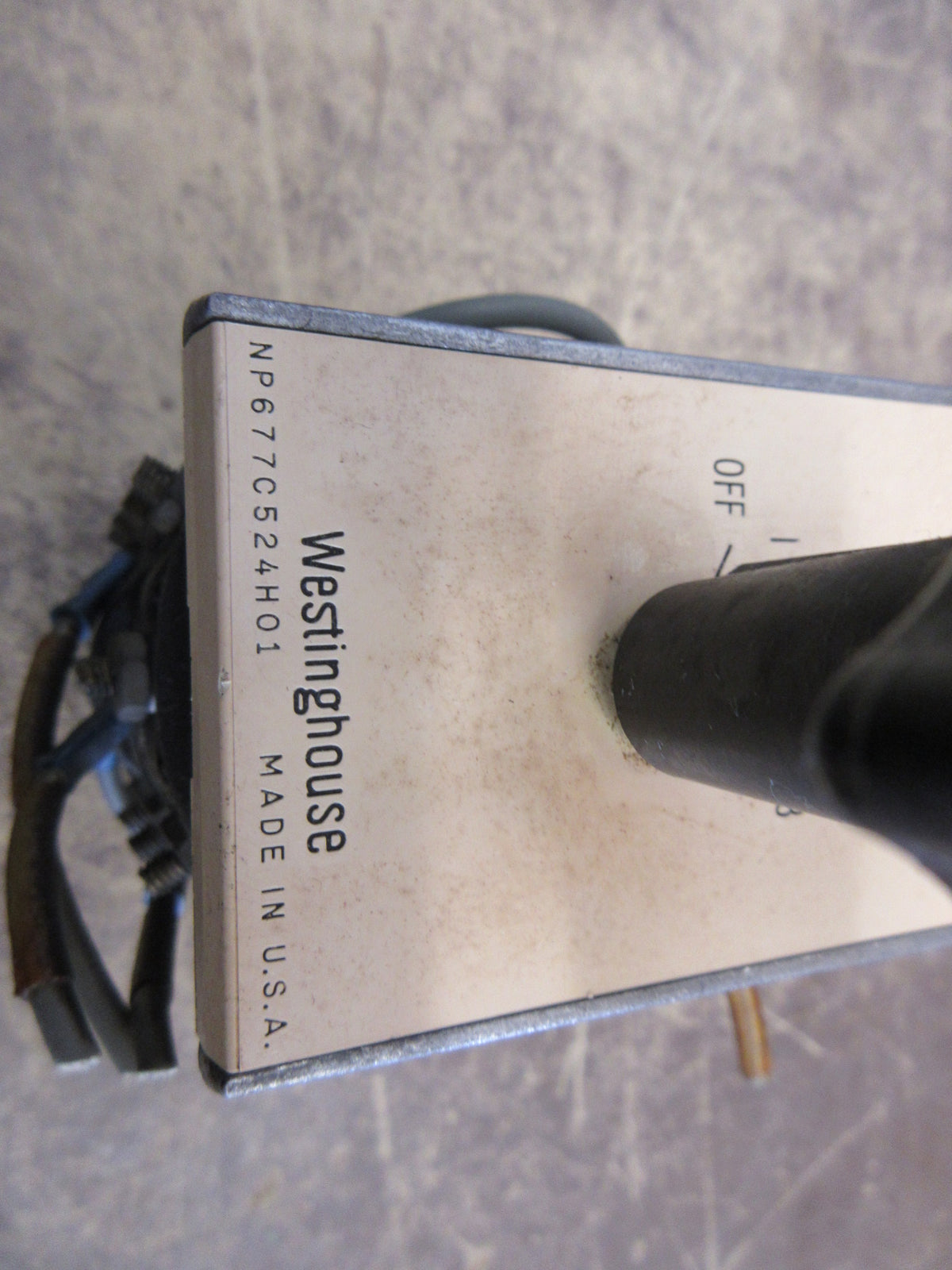 Westinghouse Ammeter Relay Switch NP677C524H01 20A 600V Used