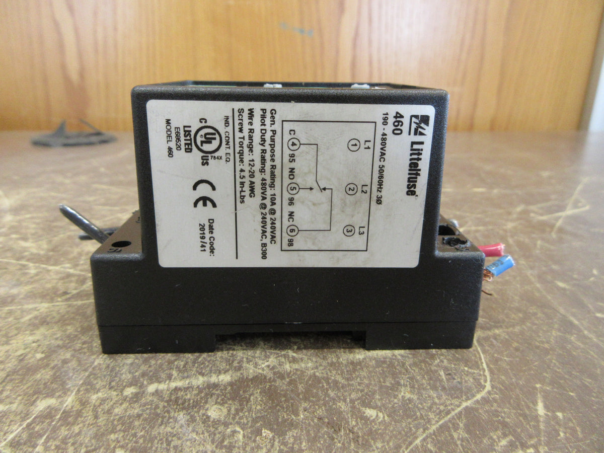 LittelFuse MotorSaver Voltage Monitor 460 Range: 190-240/380-480V Used