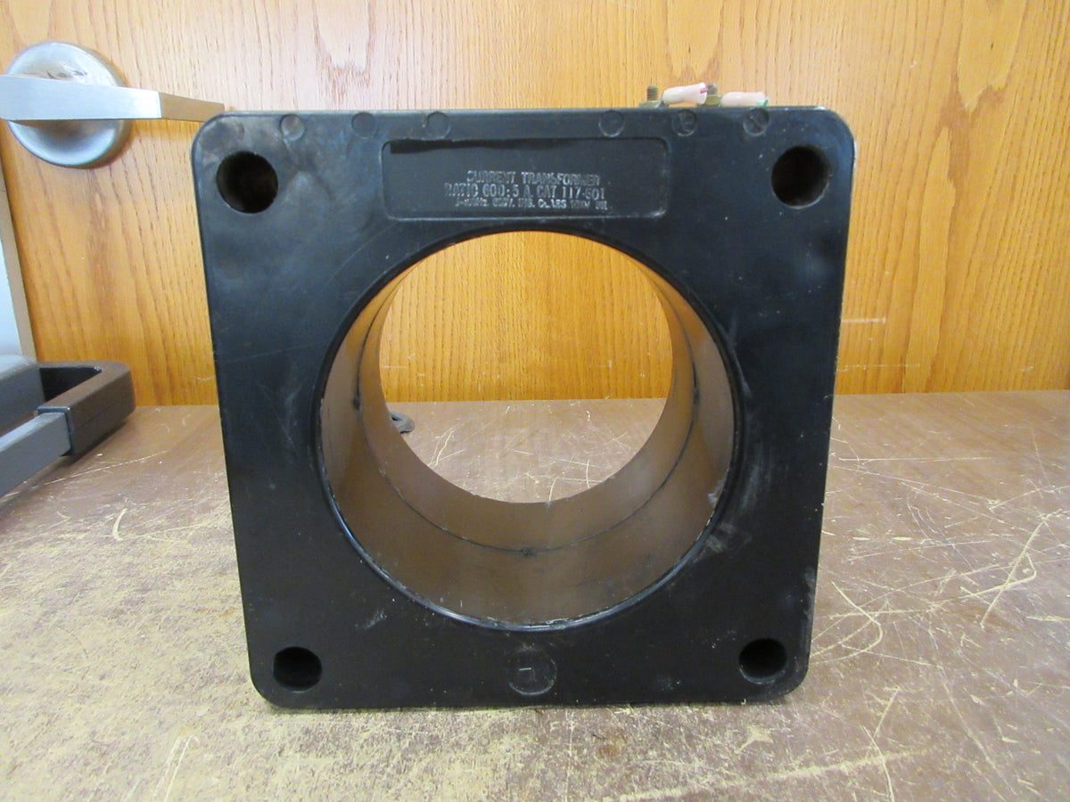E.I.L Instruments Current Transformer 117-601 Ratio 600:5A 600V 60-400Hz Used