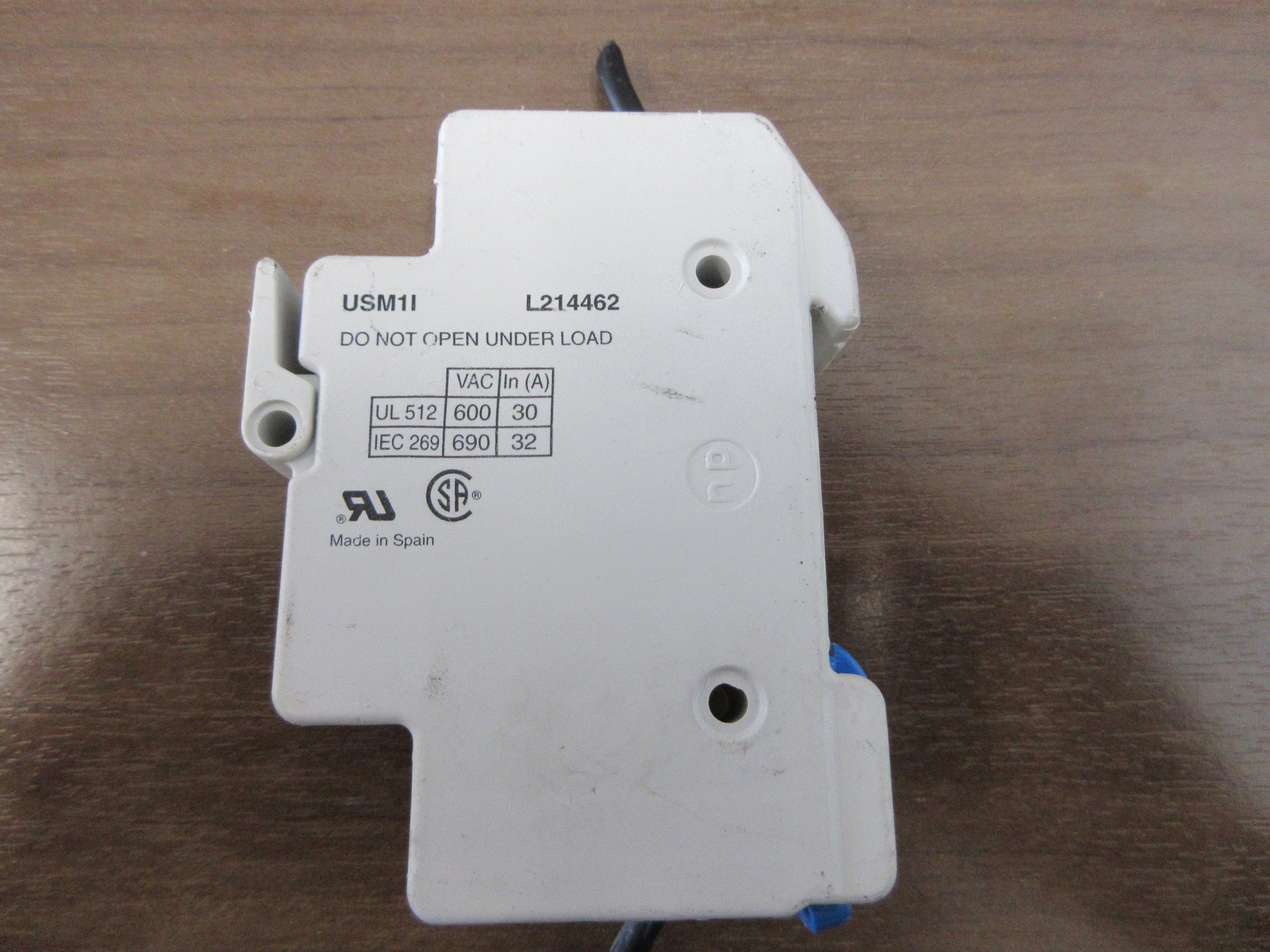 Ferraz Shawmut Ultrasafe Fuseholder USM1I 30A 600V 1P * Lot of 3 * Used
