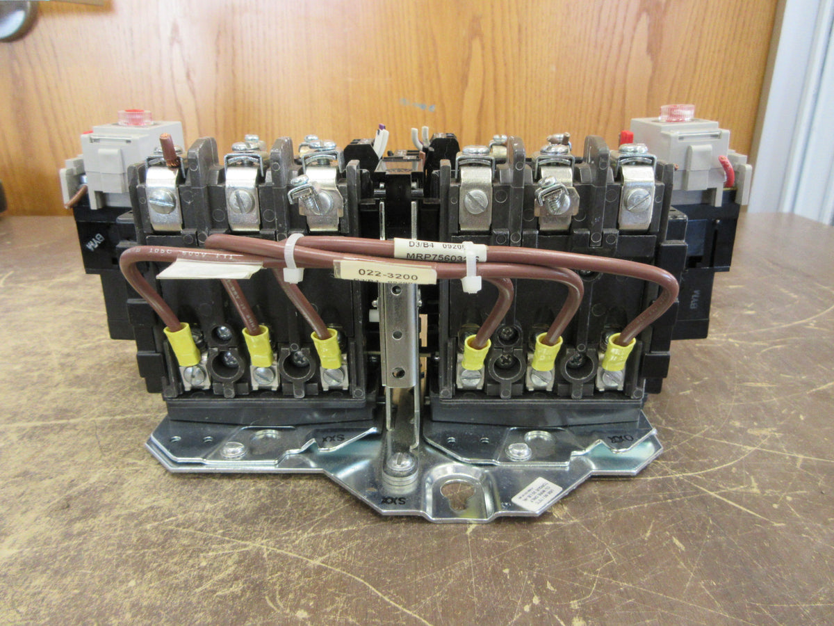 Allen-Bradley Size 1 Reversing Contactor 505-BOB-23 Ser. C 460-480V Coil 27A