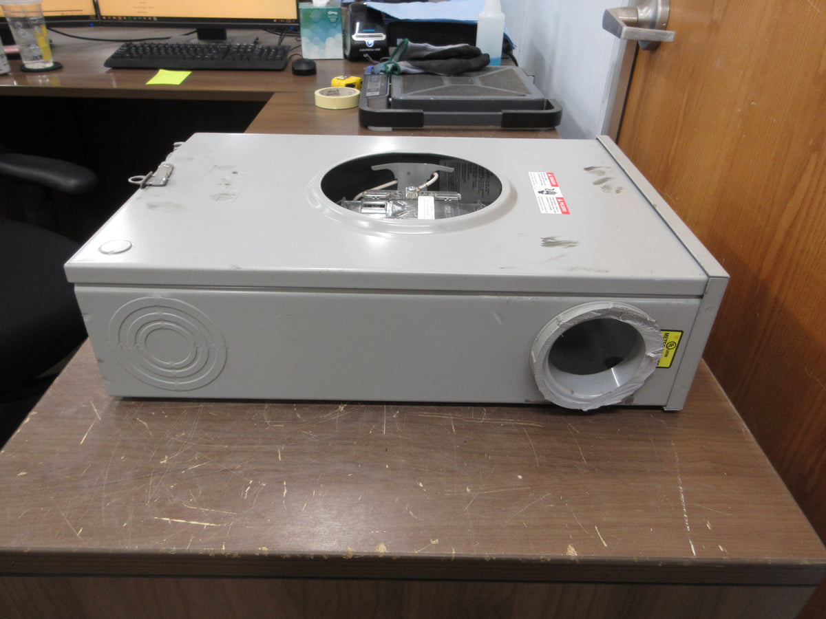Talon Type HQ-5BU 3R Meter Socket 40405-02CO 200A 600V 1Ph 3W Used