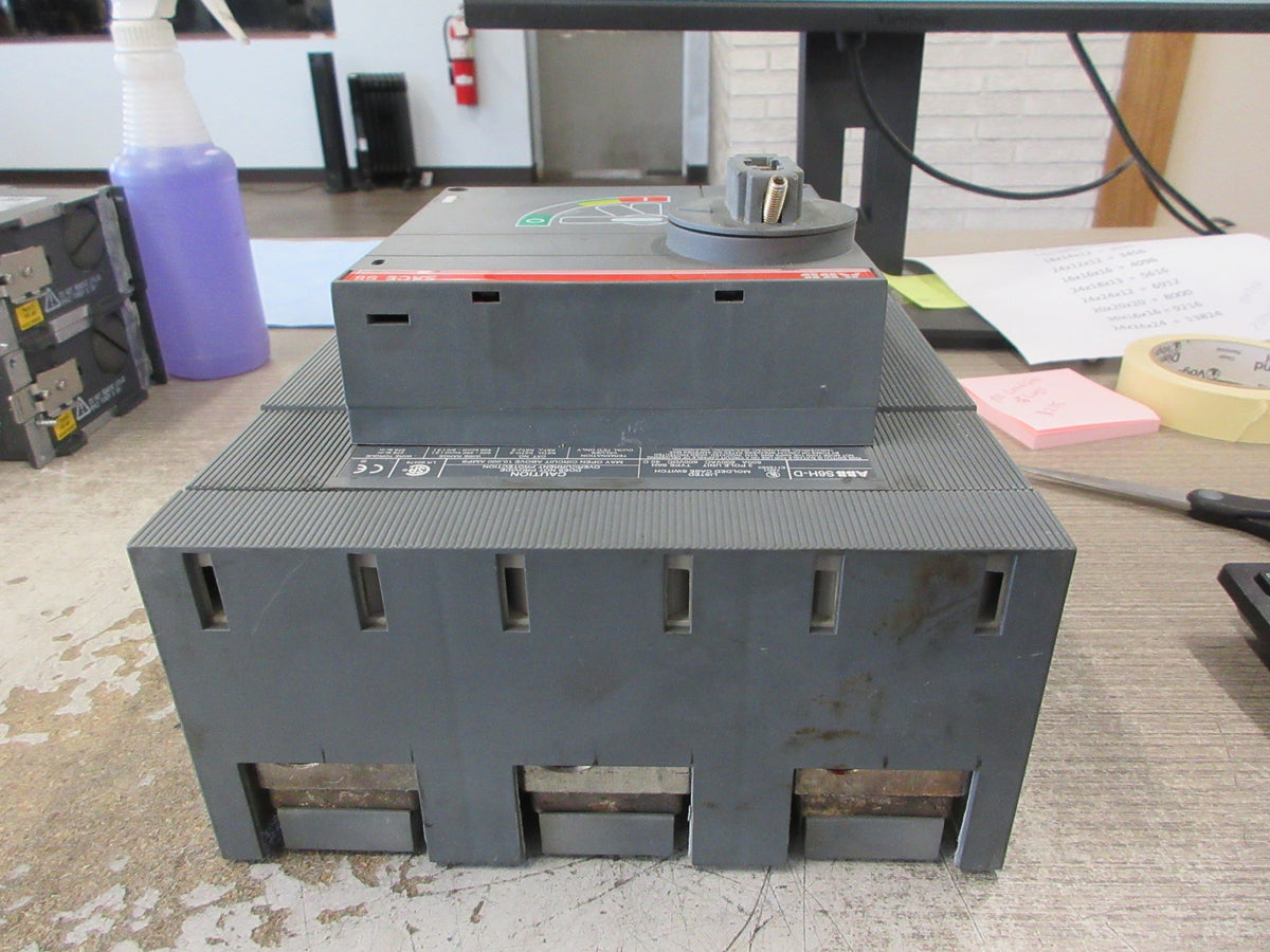 ABB SACE S6 Breaker Disconnect S6H-D 600 600A 600V 3P *No Handle* Used