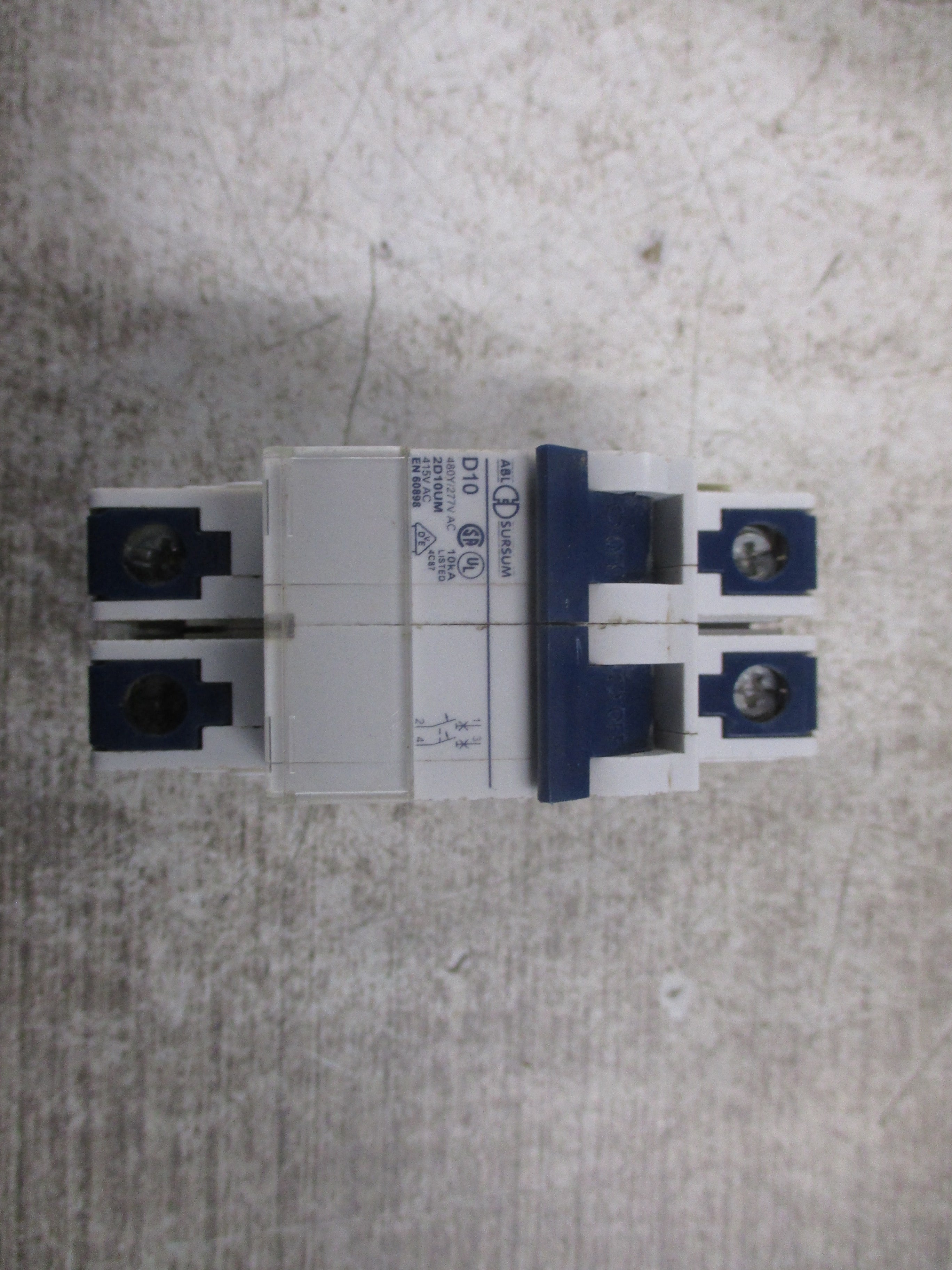ABL Sursum Circuit Breaker 2D10UM 10A 480Y/277V 2P Used